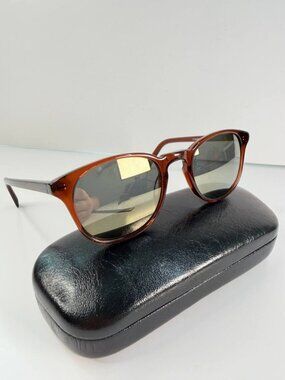 Warby Parker Downing 611 Sunglasses – Classic Amber Frame